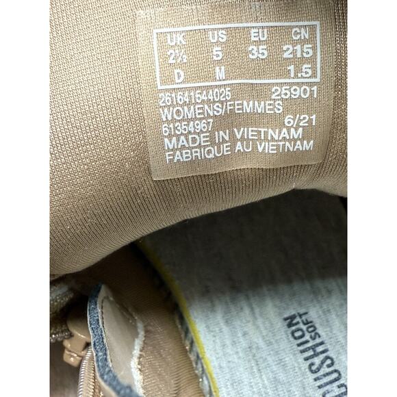 CLOUDSTEPPERS by Clarks Washable Knit Boots Ezera Tie Sand Womens 5 main image 5